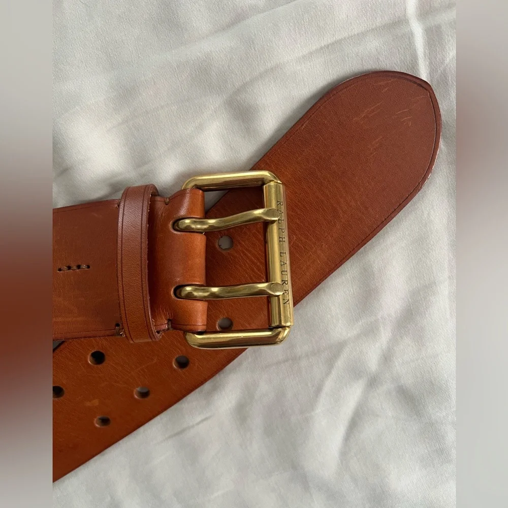 Ralph Lauren Collection Women’s Double Prong Belt (size M)